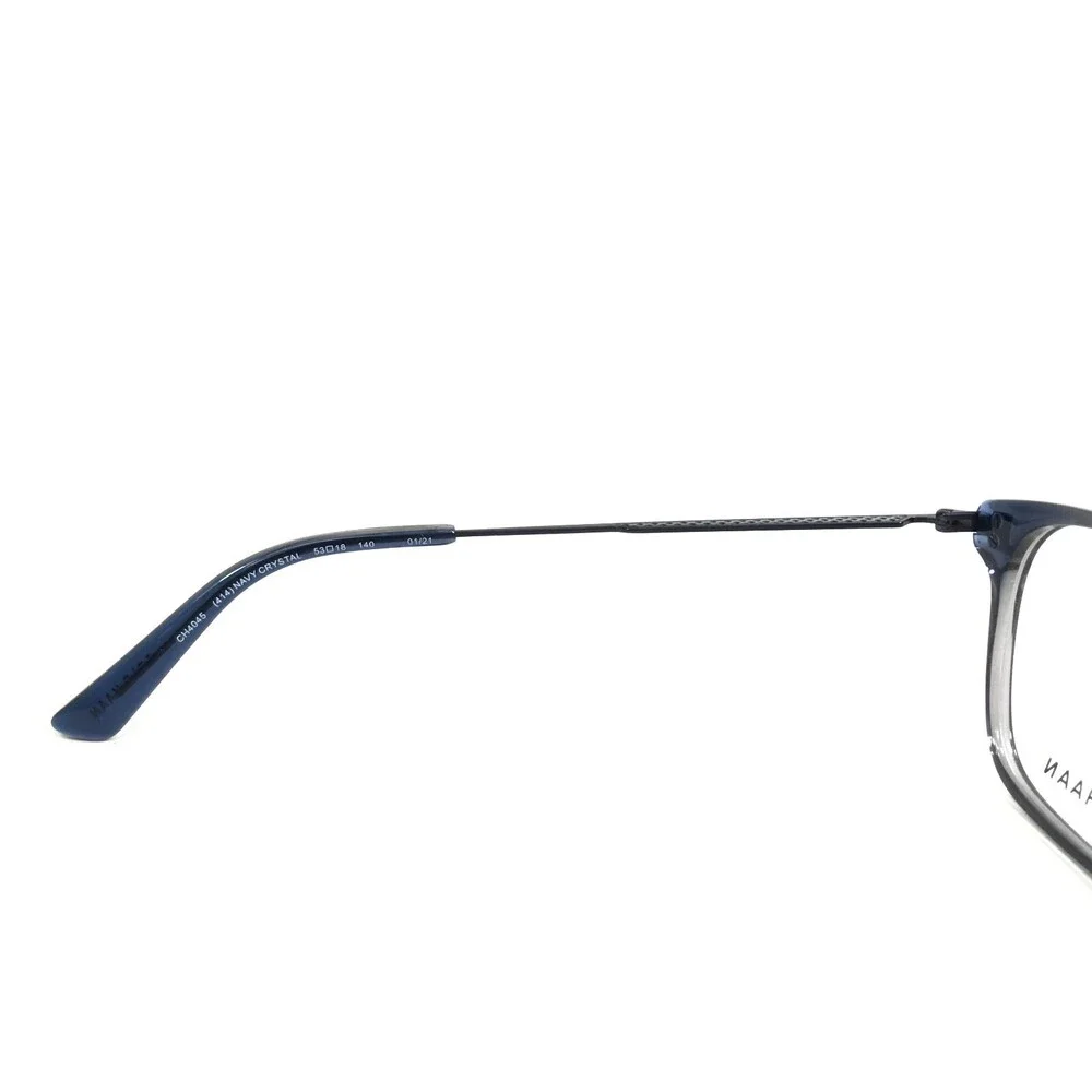 Cole Haan Eyeglasses Frames CH4045 414 NAVY CRYSTAL Square Clear Blue 53-18-140